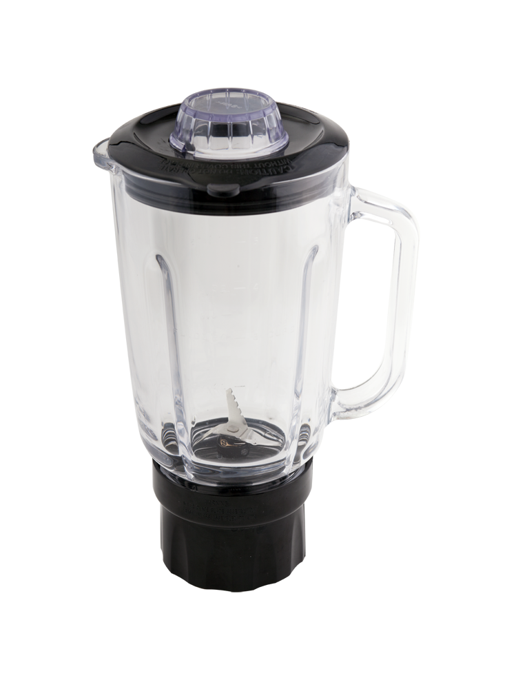 Glass blender jug